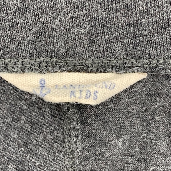 Lands' End Kids Grey Jersey Knit Skirt with Hidden Shorts, 16+ - Picture 11 of 12